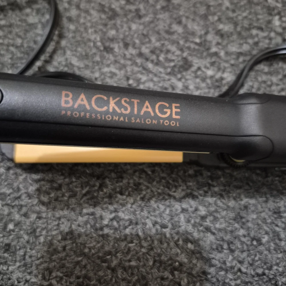 Backstage Black and Gold Hair Straightener